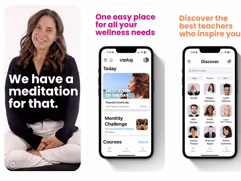 Cover image for Unplug: Meditation