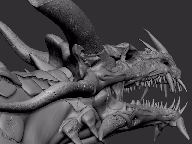 Cover image for 3D Hard Surface and Dragon Models
