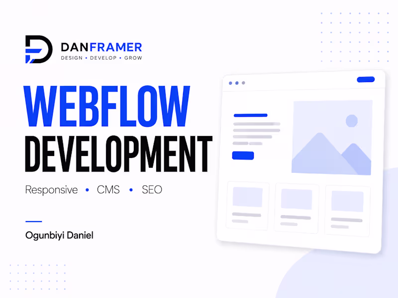 Cover image for Webflow Website Development