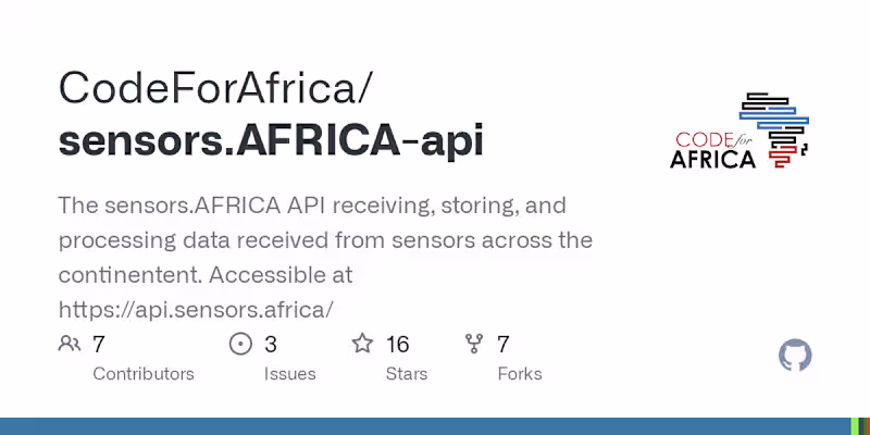 Cover image for CodeForAfrica/sensors.AFRICA-api