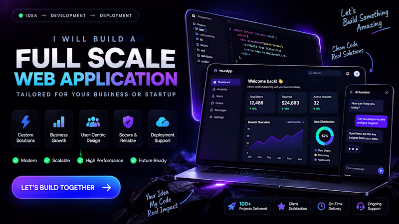 Cover image for Full Stack Web Application Development