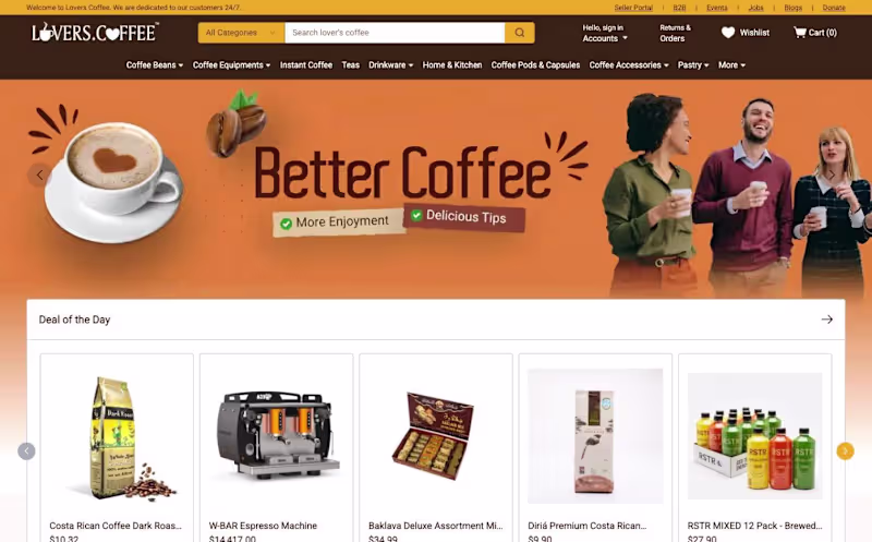 Cover image for Lovers Coffee | Content, blog