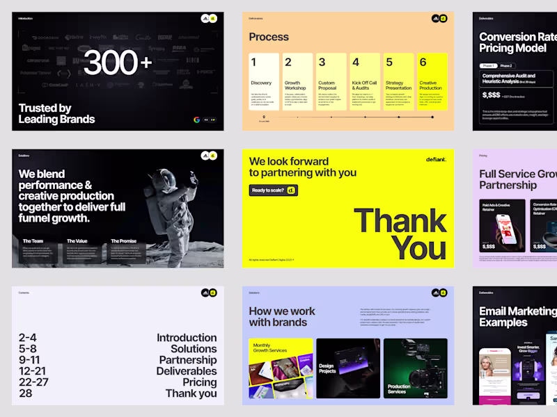 Cover image for Partnership Pitch Deck Design