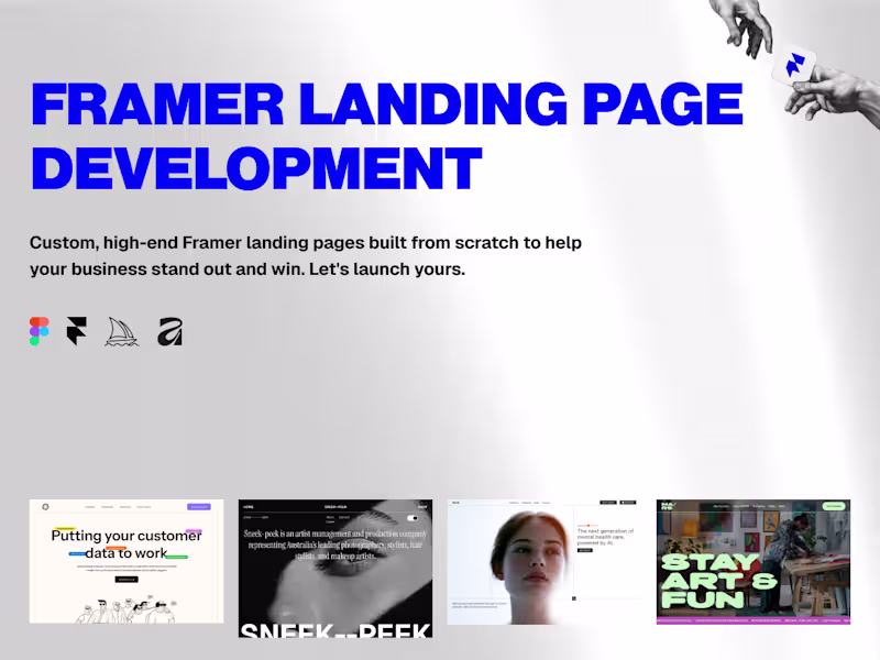 Cover image for Framer Landing Page Development - Build only