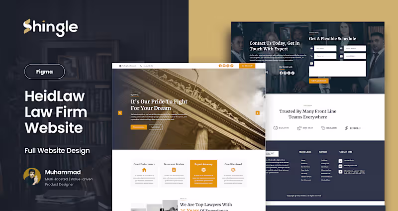 Cover image for HeidLaw - LawFirm Website Redesign