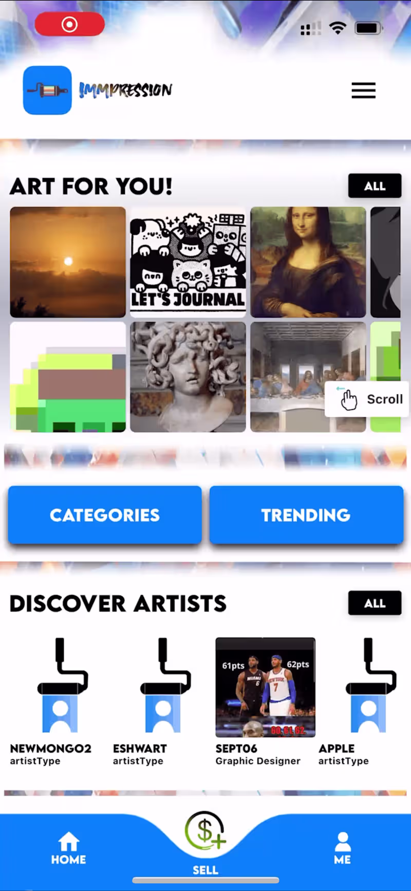Cover image for Immpression Art App
