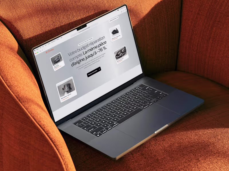 Cover image for Ovoko: landing page for the Belgium launch