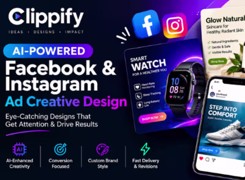 Cover image for AI-Powered Facebook & Instagram Ad Creative Design