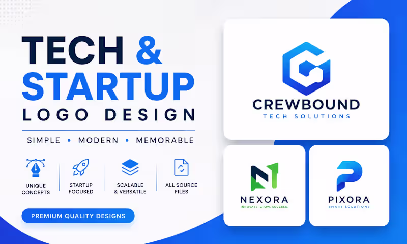 Cover image for I Will Design a minimalist Logo For your small Business 