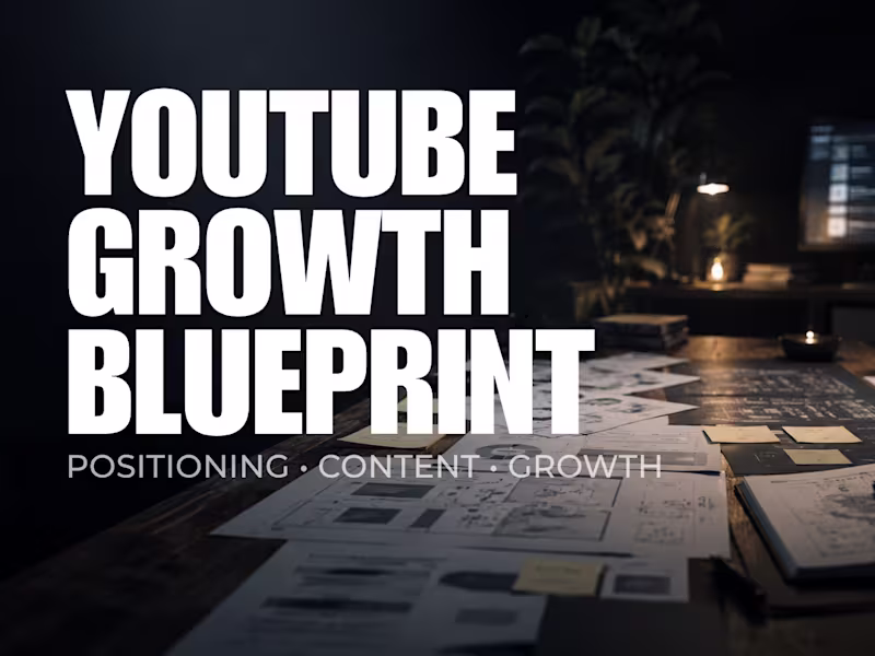 Cover image for YouTube Growth Blueprint: Complete Channel Strategy & 90-Day