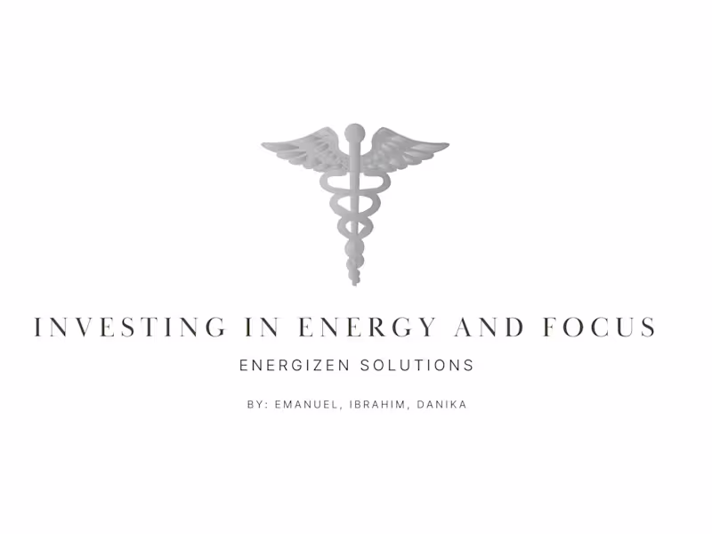 Cover image for Investing in energy and focus  