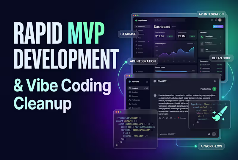 Cover image for Rapid MVP Development & "Vibe Coding" Rescue