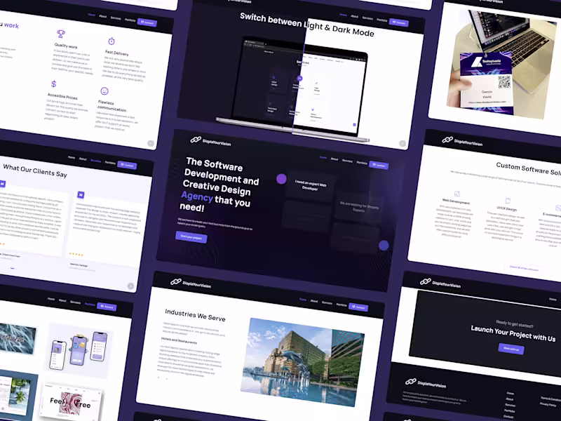 Cover image for Custom Website in HTML CSS and JS for your business 💻 👨‍💻