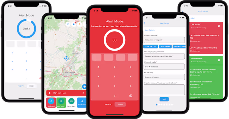 Cover image for SafeAlone - Realtime Location and Notifications