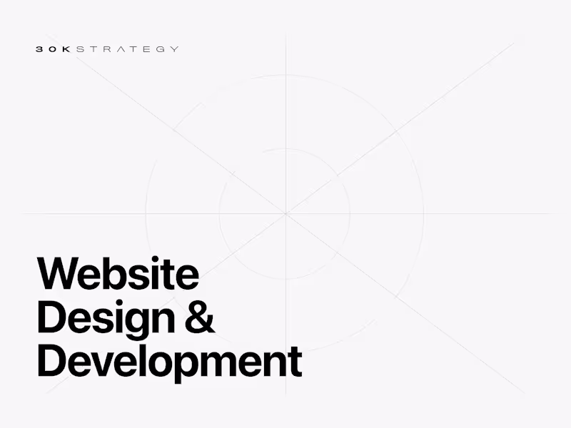 Cover image for Website Design & Development