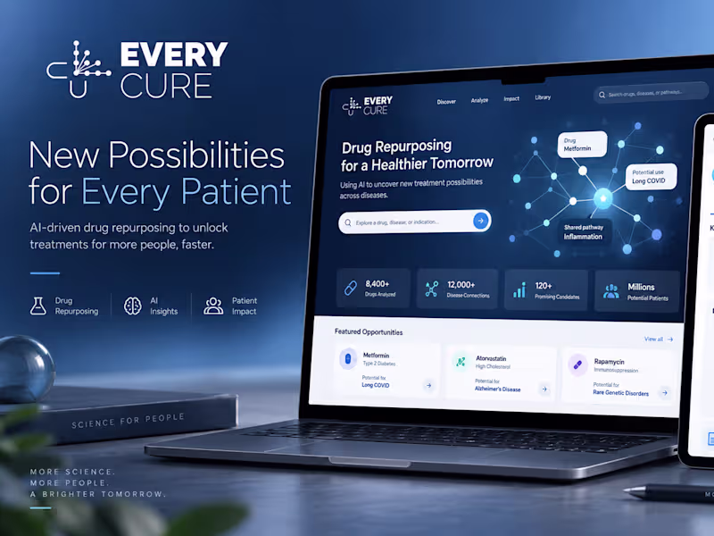 Cover image for Every Cure - AI-Powered Clinical Research Platform