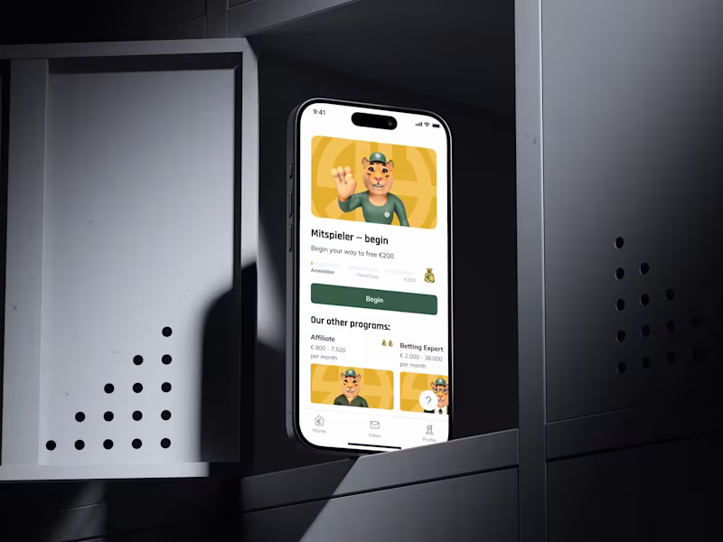 Cover image for Sports Betting App UI/UX Design & 3D Graphics