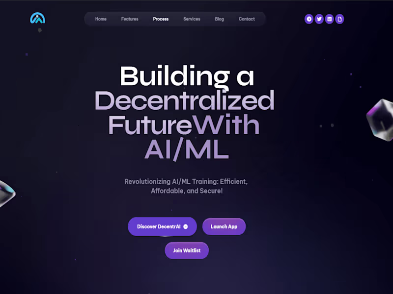 Cover image for DecentrAI — Award Winning Decentralized AI Training MVP