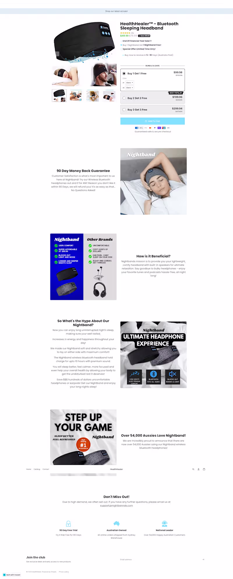 Cover image for HealthHealer Product Page | Instant.so