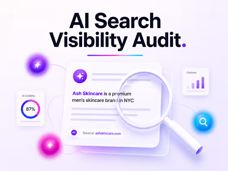 Cover image for AI Search Visibility Audit: Cited byChatGPT, Gemini, Perplexity
