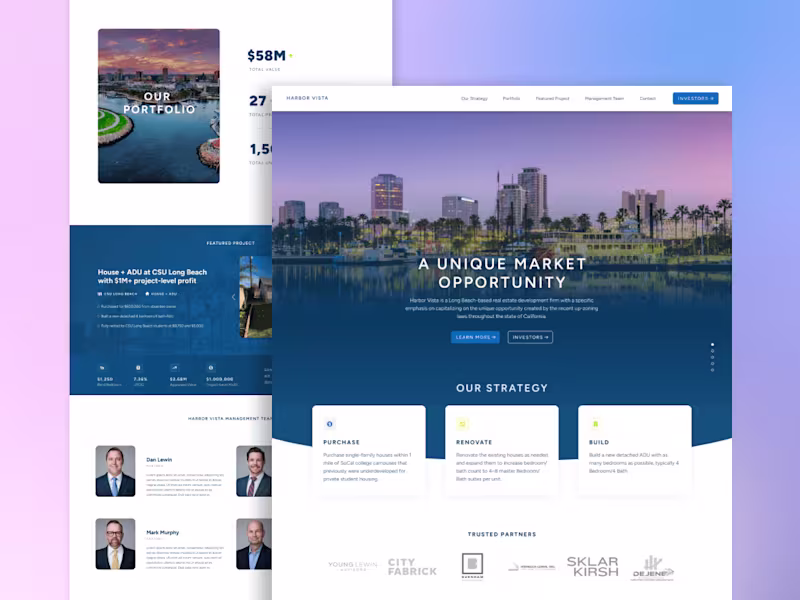 Cover image for Corporate Landing Page Web Design & Development