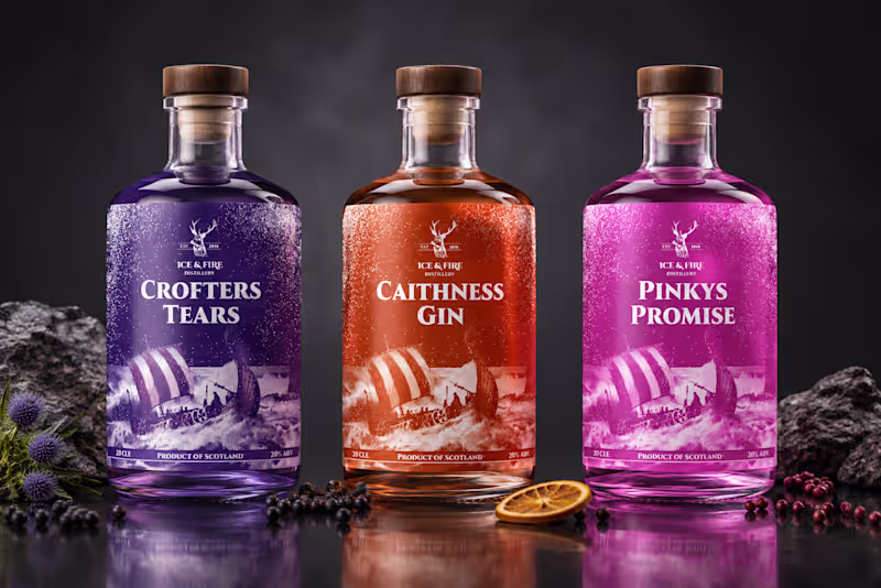 Cover image for Label design for Ice &