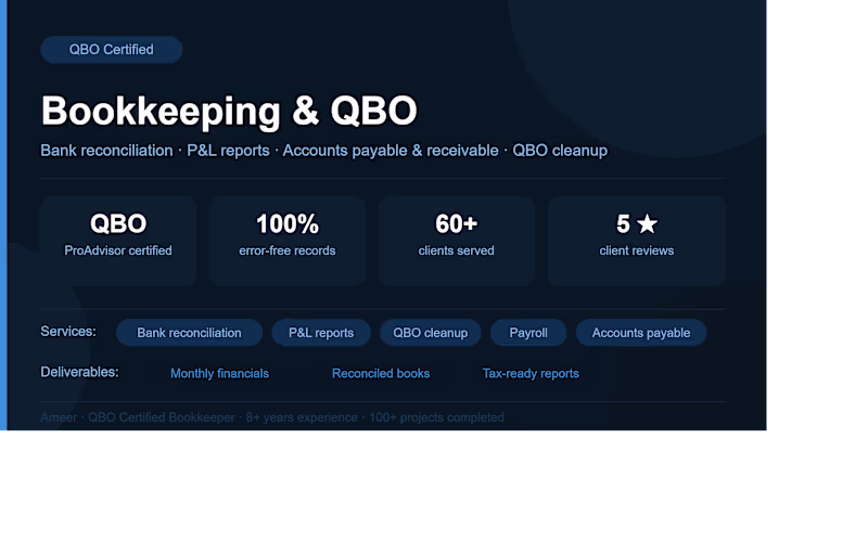 Cover image for As a QBO-certified bookkeeper, I