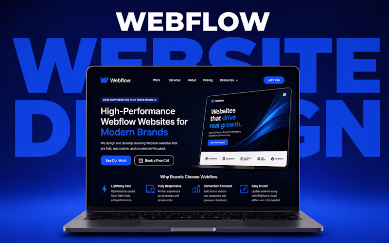 Cover image for I will design a premium, responsive Webflow website
