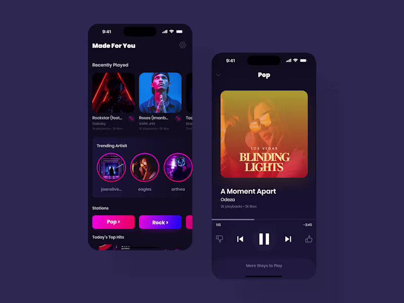 Cover image for Music Player Design