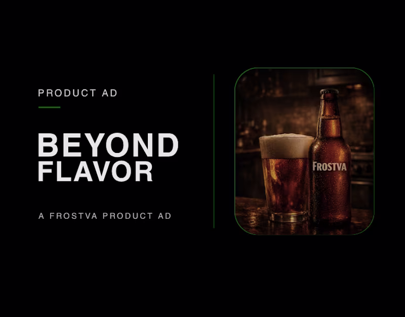 Cover image for Frostva | Cinematic Beer Advertisement