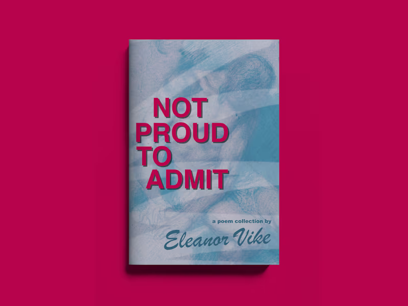 Cover image for Not Proud To Admit | Book Cover Design