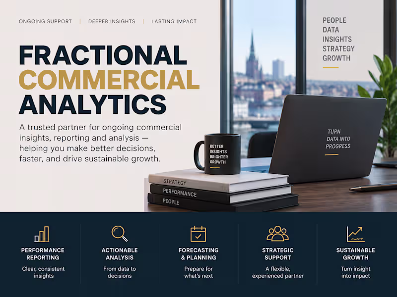 Cover image for Fractional Commercial Analytics Partner