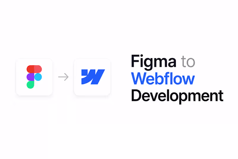 Cover image for Figma to Webflow Development