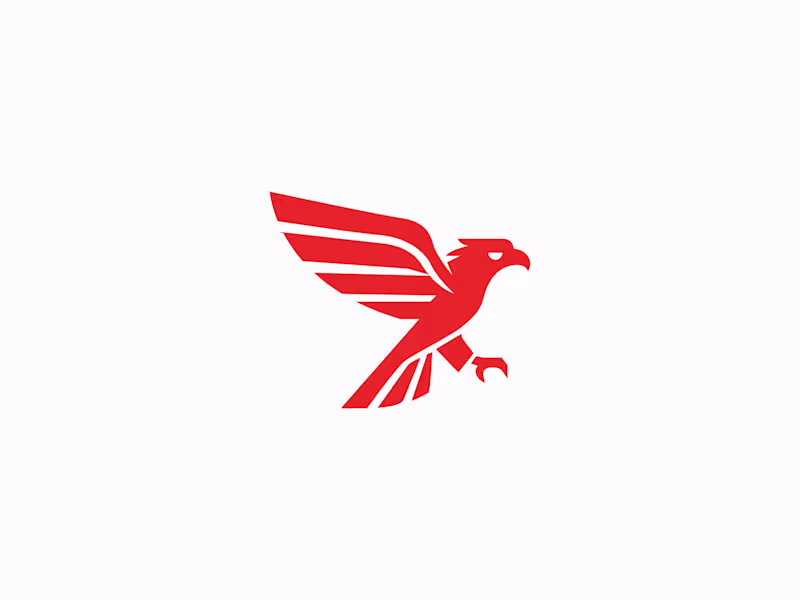 Cover image for modern eagle mascot logo