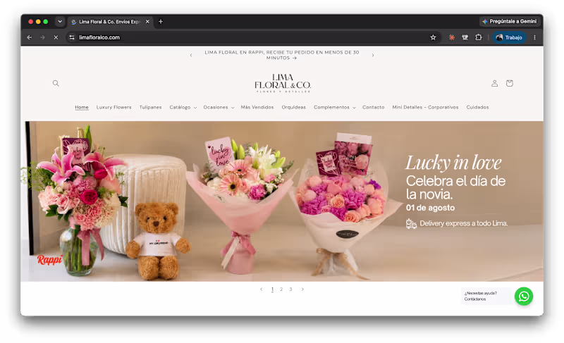 Cover image for Frontend Development: E-commerce for Floral