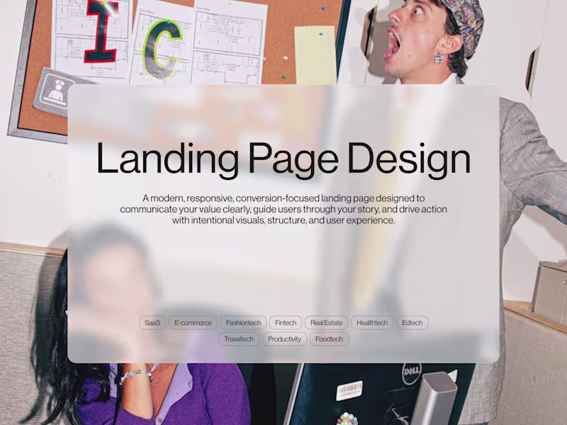 Cover image for Landing page Design - Modern, High-Impact, Conversion-Focused.