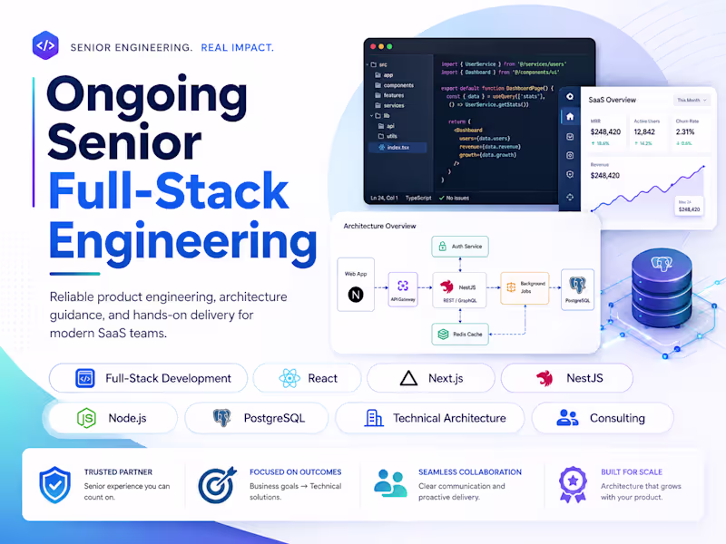 Cover image for Ongoing Senior Full-Stack Engineering