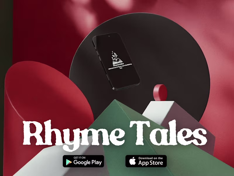 Cover image for RhymeTales (UI Design + Animation)