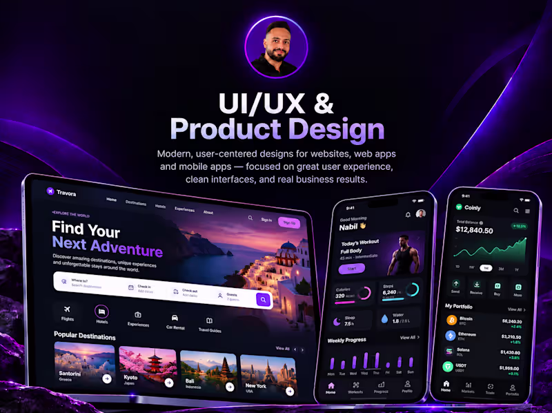Cover image for UI/UX & Product Design