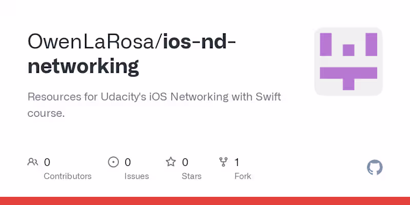 Cover image for iOS Networking with Swift (Udacity)