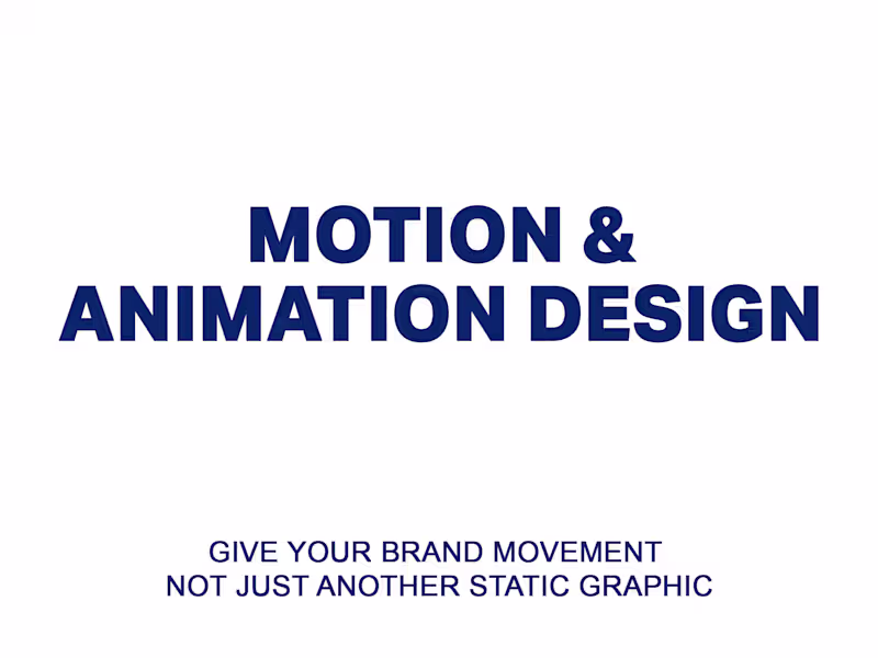Cover image for MOTION & ANIMATION DESIGN