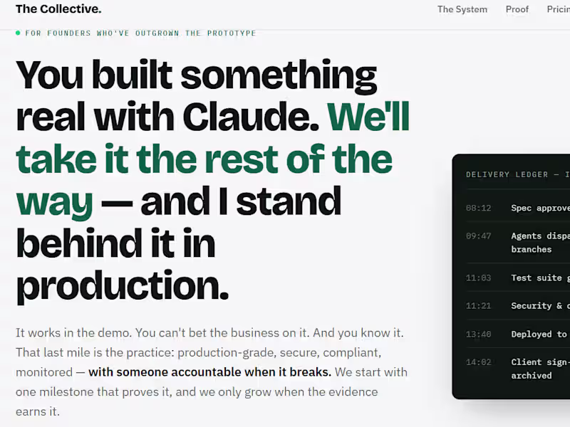 Cover image for The Collective helps founders turn