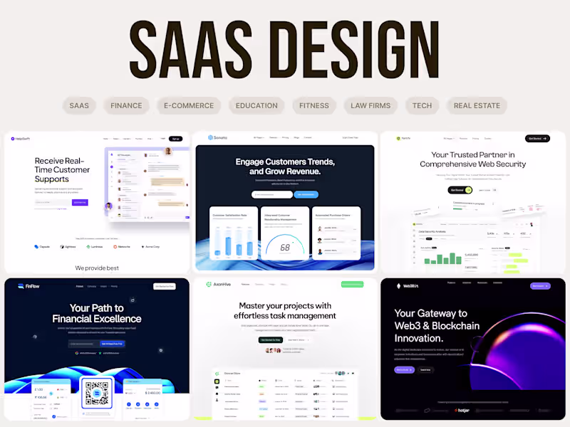 Cover image for High Converting SaaS Design In Figma