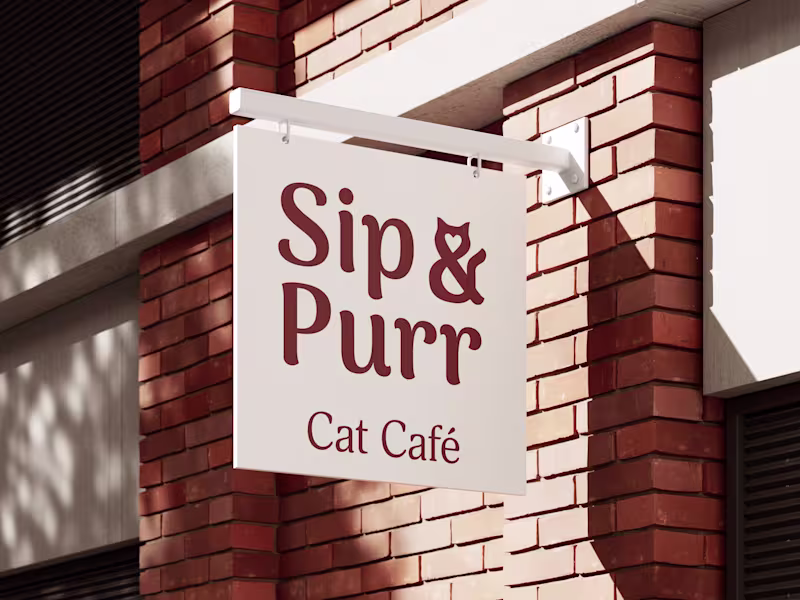 Cover image for Sip & Purr Brand Identity