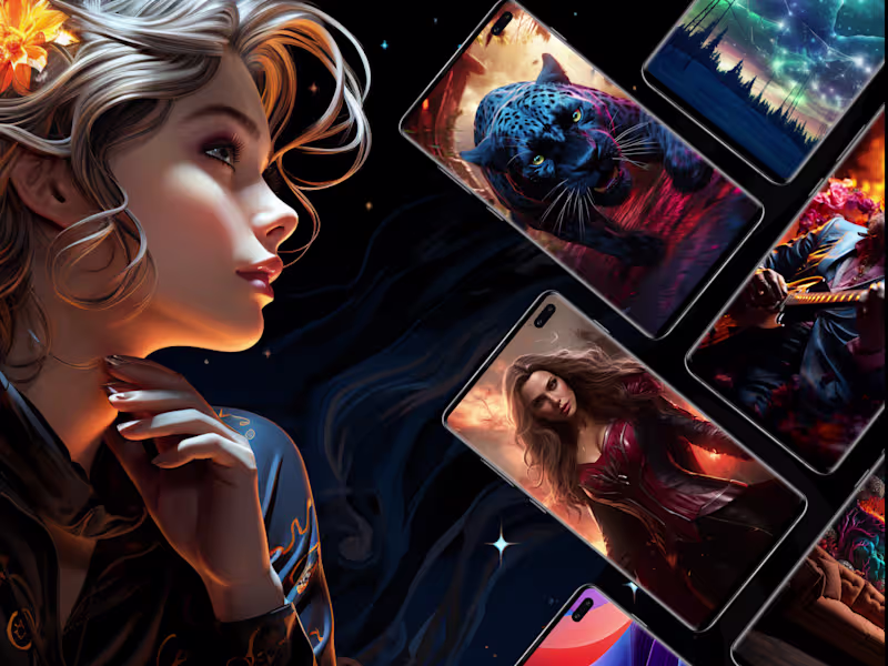 Cover image for 4K Wallpaper App UI