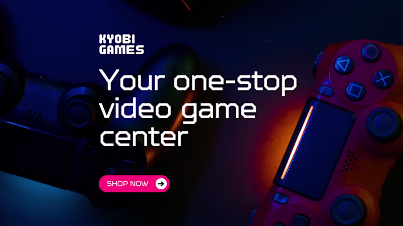Cover image for Video game website
