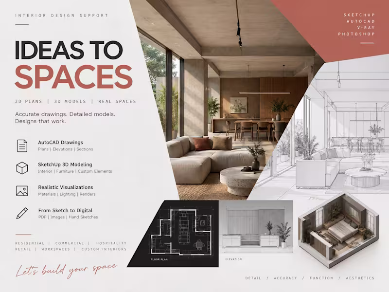 Cover image for CAD Drawings & 3D Visualization