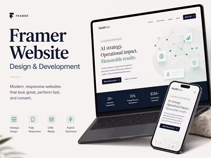Cover image for Framer Website Design & Development