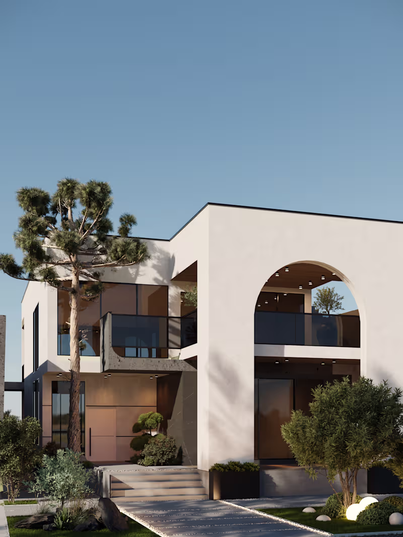 Cover image for Modern Façade Visualization
Photorealistic Exterior Rendering
A