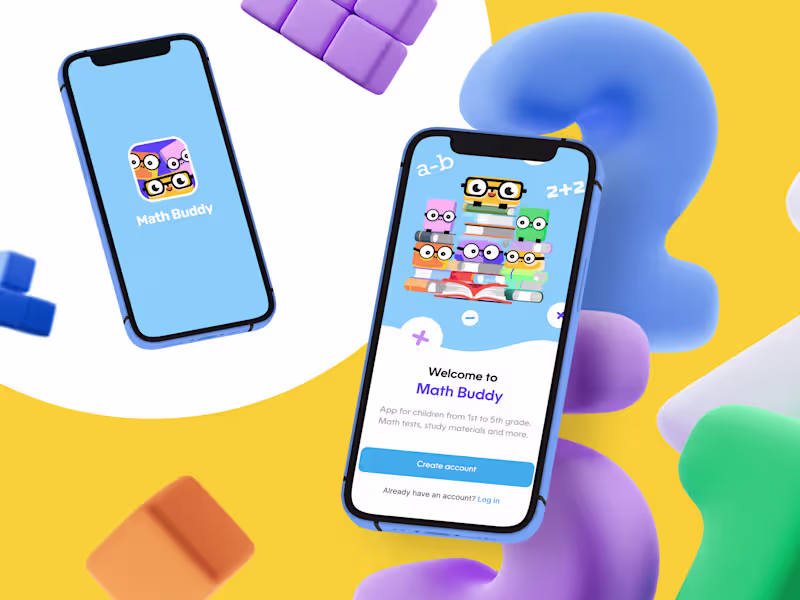 Cover image for Math Buddy App for Kids 